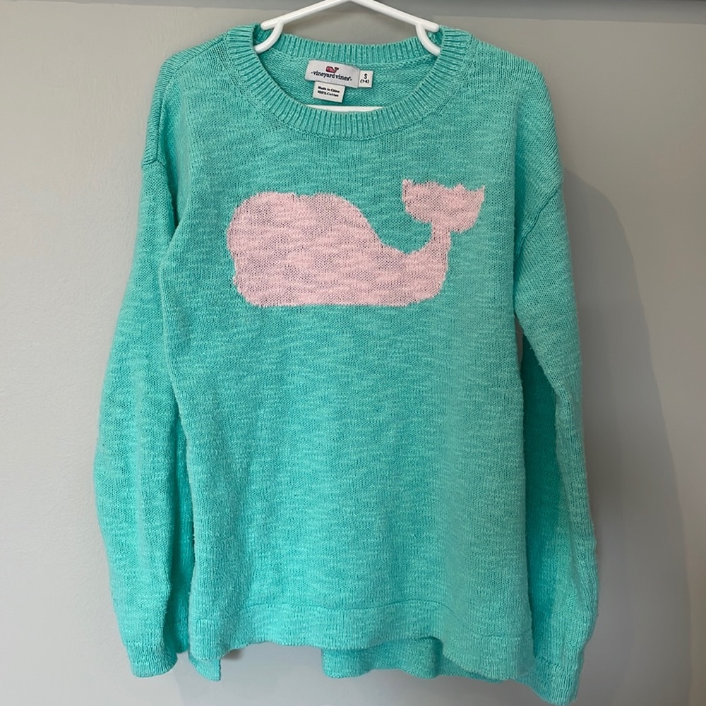 Vineyard Vines Girls Whale Sweater